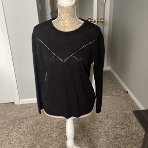Soprano Long Sleeve Black Sweater size medium